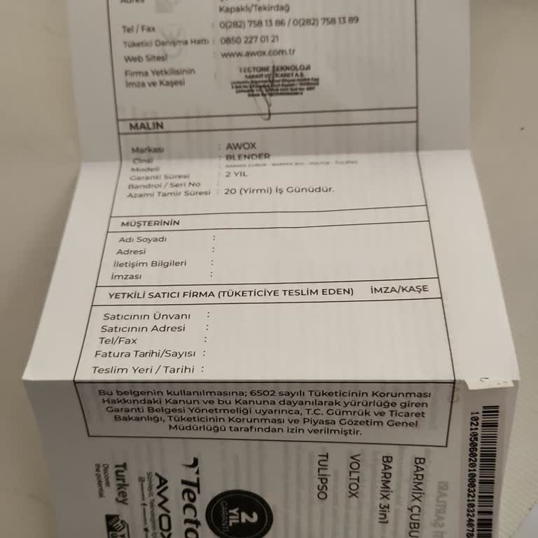 Awox Blender Seti Hayal Kırıklığı: Servis Sürecinde İletişim Sorunu
