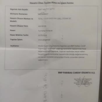 Kasko Kapsamında Hasarlı Ürün İadesi Ve Çözüm Talebi