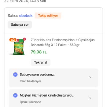 Hepsiburada'da İptal Edilen Sipariş Sorunu