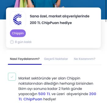 Chippin Kampanyasında Puan Sorunu