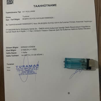 Turamar Turizm İle Aldatıcı Tatil Paketi Deneyimi