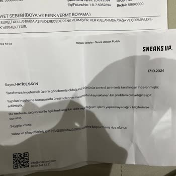 Adidas Ayakkabıda Renk Verme Sorunu