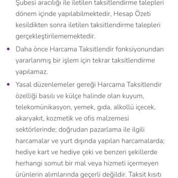 Web Sitesi Ve Uygulama Arasındaki Taksitlendirme Çelişkisi