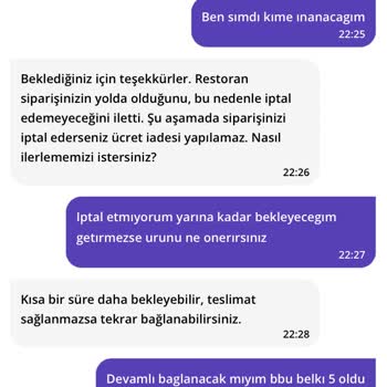 Teslim Edilmeyen Sipariş Ve İade Sorunu