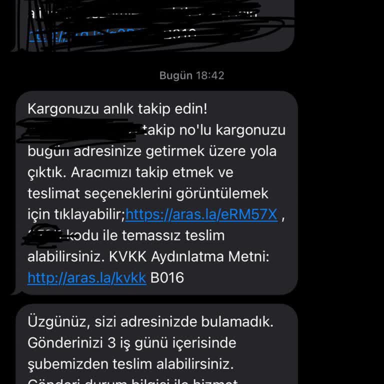 Aras Kargo'nun Teslimat Krizi: Evdeyken 'Evde Yok' Mesajı!
