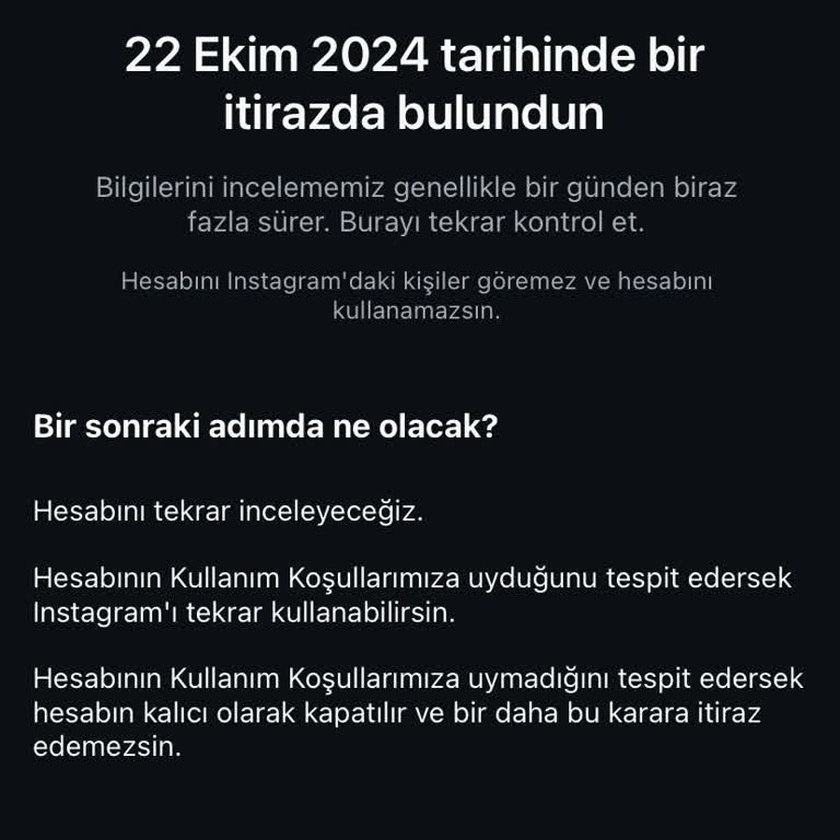 Haksız Yere Askıya Alınan Instagram Hesabı