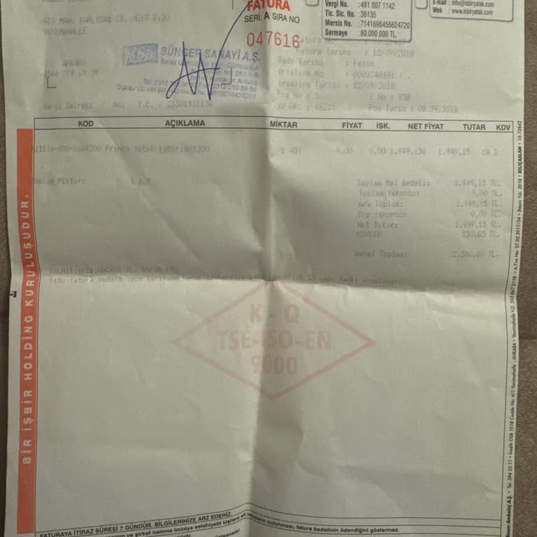 Yatakta Çökme Ve Garanti Sorunu