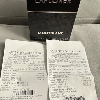 Kaner Duty Free'den Aldığım Parfümler Sahte Çıktı