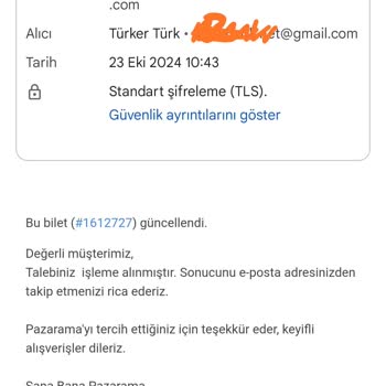 Pazarama'dan Aldığım Kurutma Makinesi Kayıp: İletişim Ve Güven Sorunları