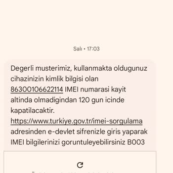 Garanti Sonrası IMEI Şoku
