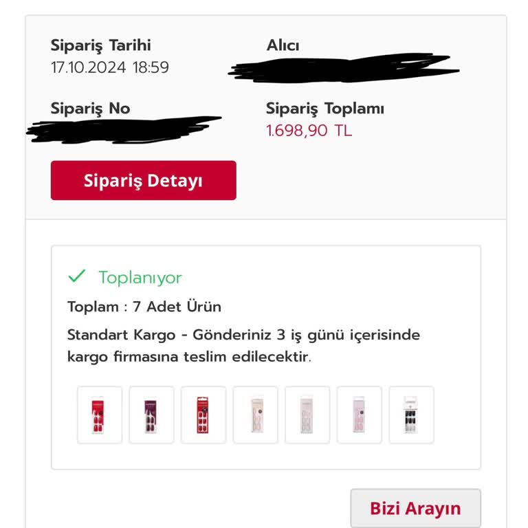 Rossmann Online Sipariş Sürecinde Yaşanan Sorunlar