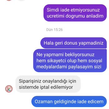 Ürün İadesi İçin Sürekli Bahaneler