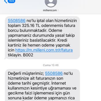 Milleni.com'un Yanıltıcı Taahhüt Ve Fatura Uygulamaları