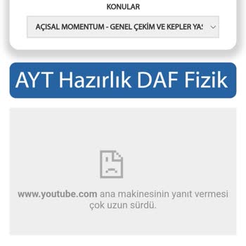 Eğitim Videoları Açılmıyor