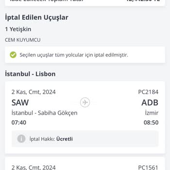 İptal İadesinde Haksız Kesinti Ve İletişim Sorunu