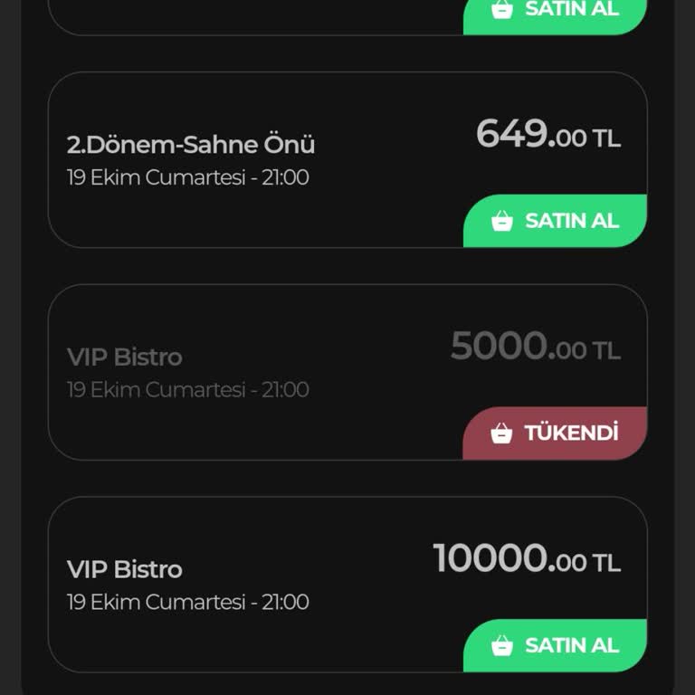 Yanlış Bilet Kategorisiyle Mağduriyet Yaşadım