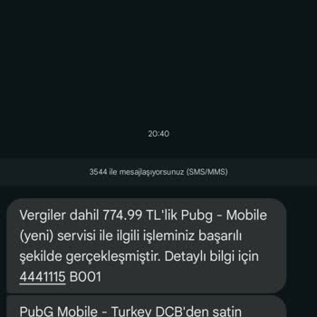 Bilgim Dışında Yapılan Oyun Satın Alma İşlemi