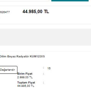 Kumtel'den Alınan Ürünlerin Ödemesi Kabul Edilmiyor Ve Teslim Edilmiyor