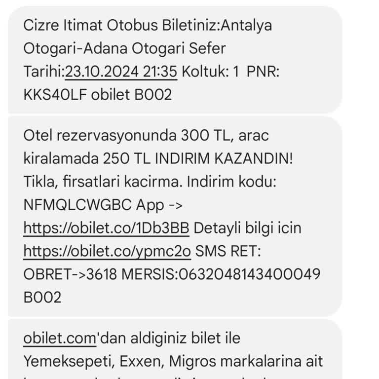 Cizre İtimat Ve Obilet İle Yolculuk Kabusu