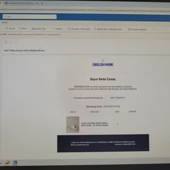 Yanlış Ürün Ve İade Sorunu: English Home'dan Çözüm Bekliyorum