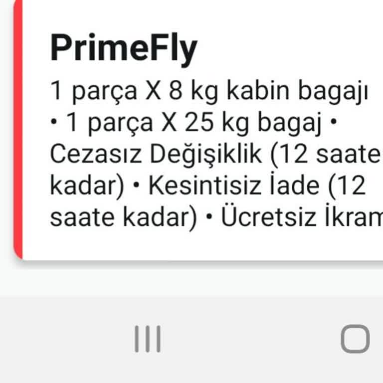 Prime Fly Paketinde Kesintisiz İade Sorunu