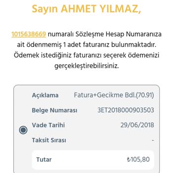 6 Yıl Sonra Ortaya Çıkan Beklenmedik Fatura Şoku