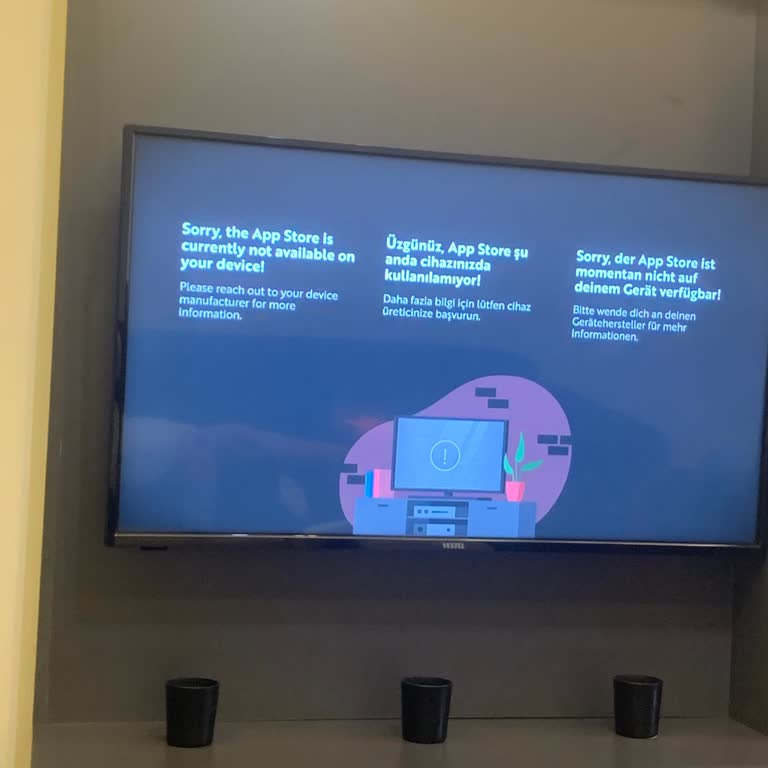 Vestel Smart TV App Store Not Opening for Two Days