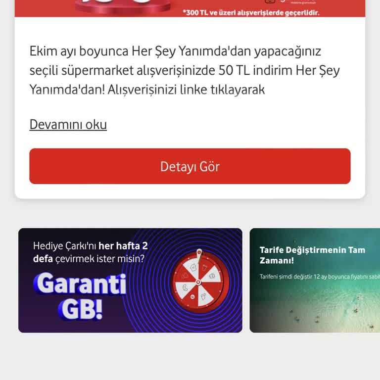 Vodafone Hediye Çarkı Hayal Kırıklığı