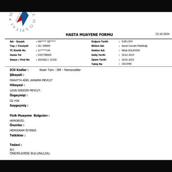 Sigorta Mağduriyeti: Geçmiş Tanı Yüzünden Ameliyat Masrafları Karşılanmıyor