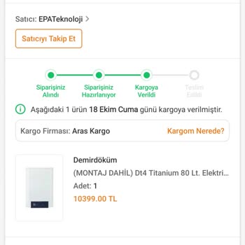 Sipariş İptali Ve Bilgilendirme Eksikliği