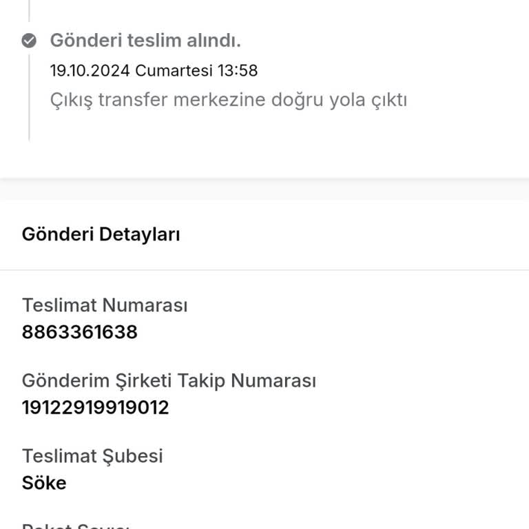 Kayıp Kargo Ve İlgisizlik