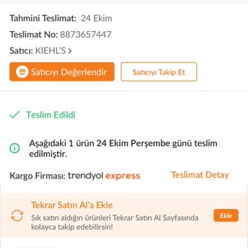Eksik Ürün Gönderimi: Hediye Seti Almadım
