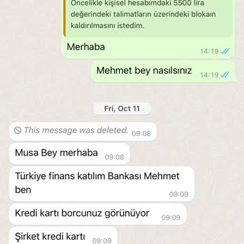 Kapatılan Karttan Yetkisiz İşlem Şoku