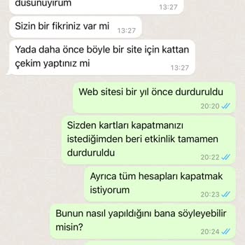 Kapatılan Karttan Yetkisiz İşlem Şoku