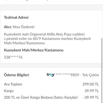 İptal Edilen Siparişin Para İadesi Sorunu