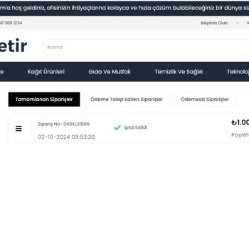 Para İadesi Yapılmayan Sipariş Ve İletişimsizlik Sorunu