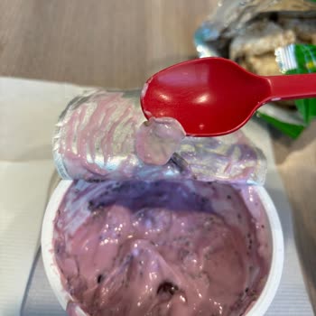 Yaban Mersinli Sek Quark Yoğurdunda Beklenmedik Sorun