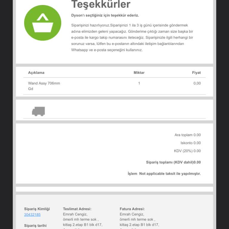 Dyson Müşteri Hizmetleri Ve Tedarik Sorunları