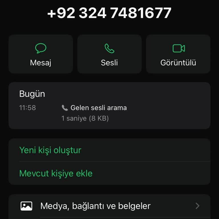 Yabancı Ülkeden Gelen Şüpheli Arama Ve WhatsApp Güvenlik Endişesi