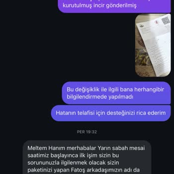 Yanlış Ürün Gönderimi Ve İletişim Sorunları