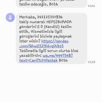 Yanlış Sipariş Ve Kargo Karışıklığı