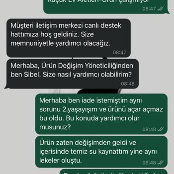 Beko Çay Makinesi İade Sorunu