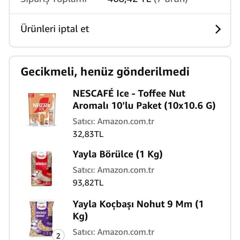 Geciken Kargo Ve Yetersiz Müşteri Hizmetleri