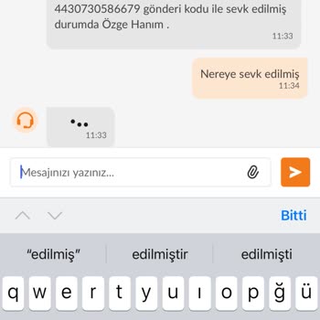 Teslimat Sorunu Ve İletişim Eksikliği