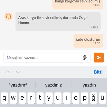 Teslimat Sorunu Ve İletişim Eksikliği