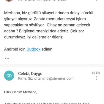 Siemens Cihaz Arızası Ve Geciken Çözüm