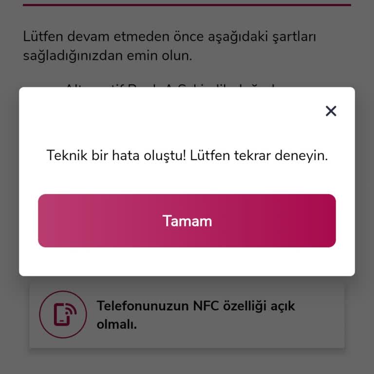 Alternatif Bank Uygulamasında Müşteri Olma Sorunu: Sürekli Teknik Hatalar