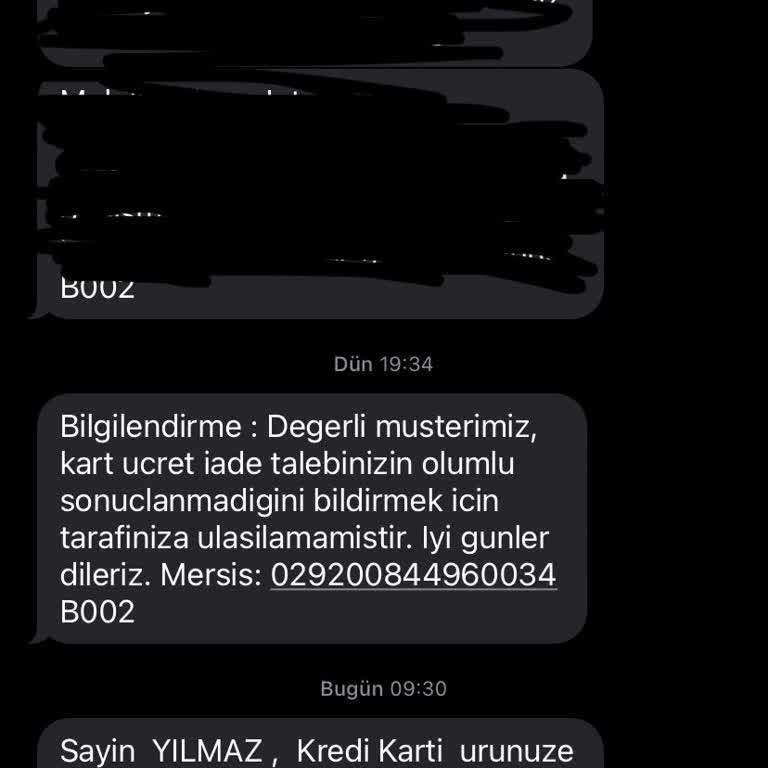 Kullanılmayan Kart İçin Haksız Ekstre Ve Düşen Kredi Puanı