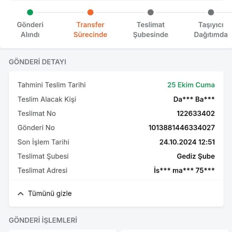 Kargo Teslimatında Yaşanan Gecikme Ve Yanlış Yönlendirme