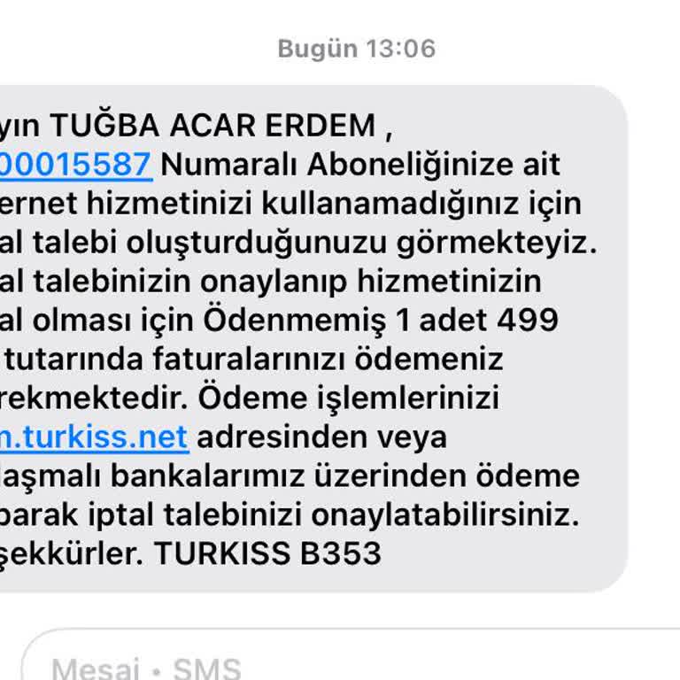 Abonelik İptali İçin Ödeme Çıkmazı